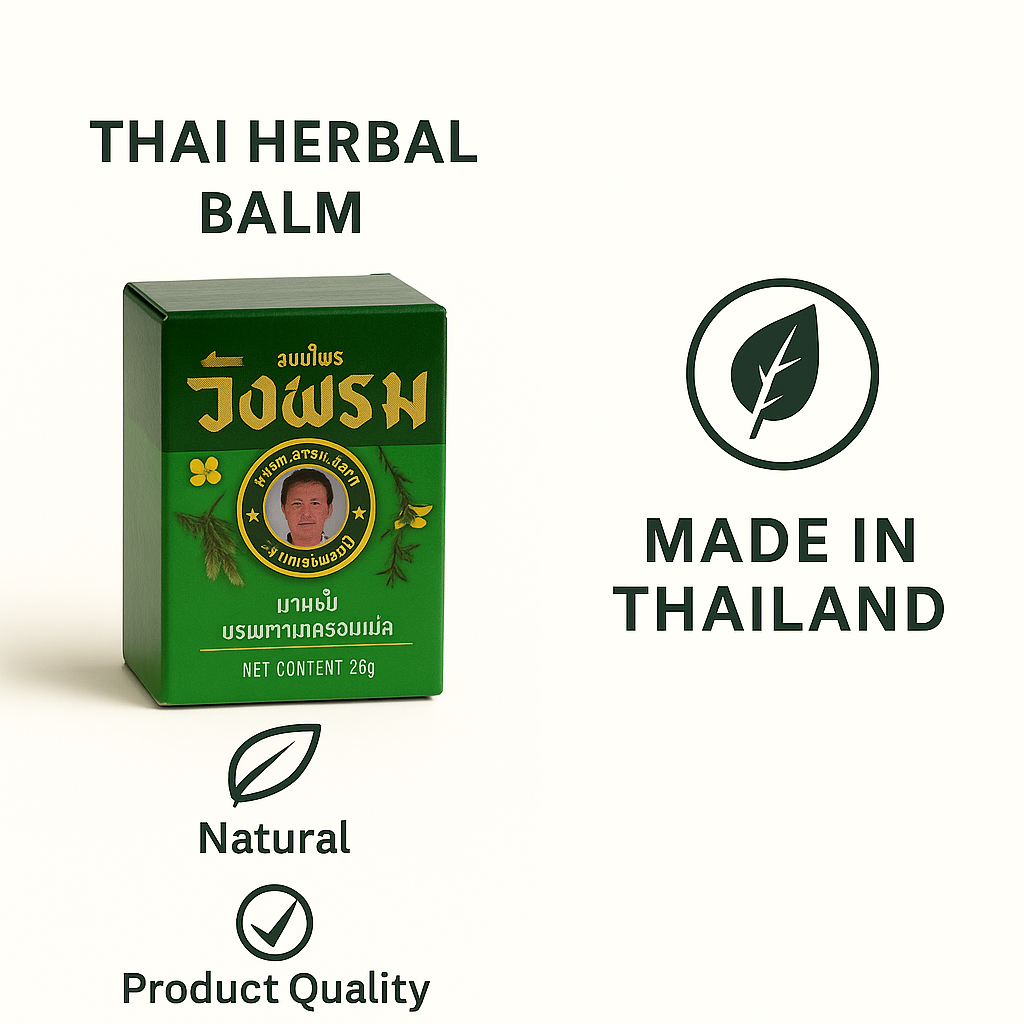 Wangprom Green Thai Herbal Balm