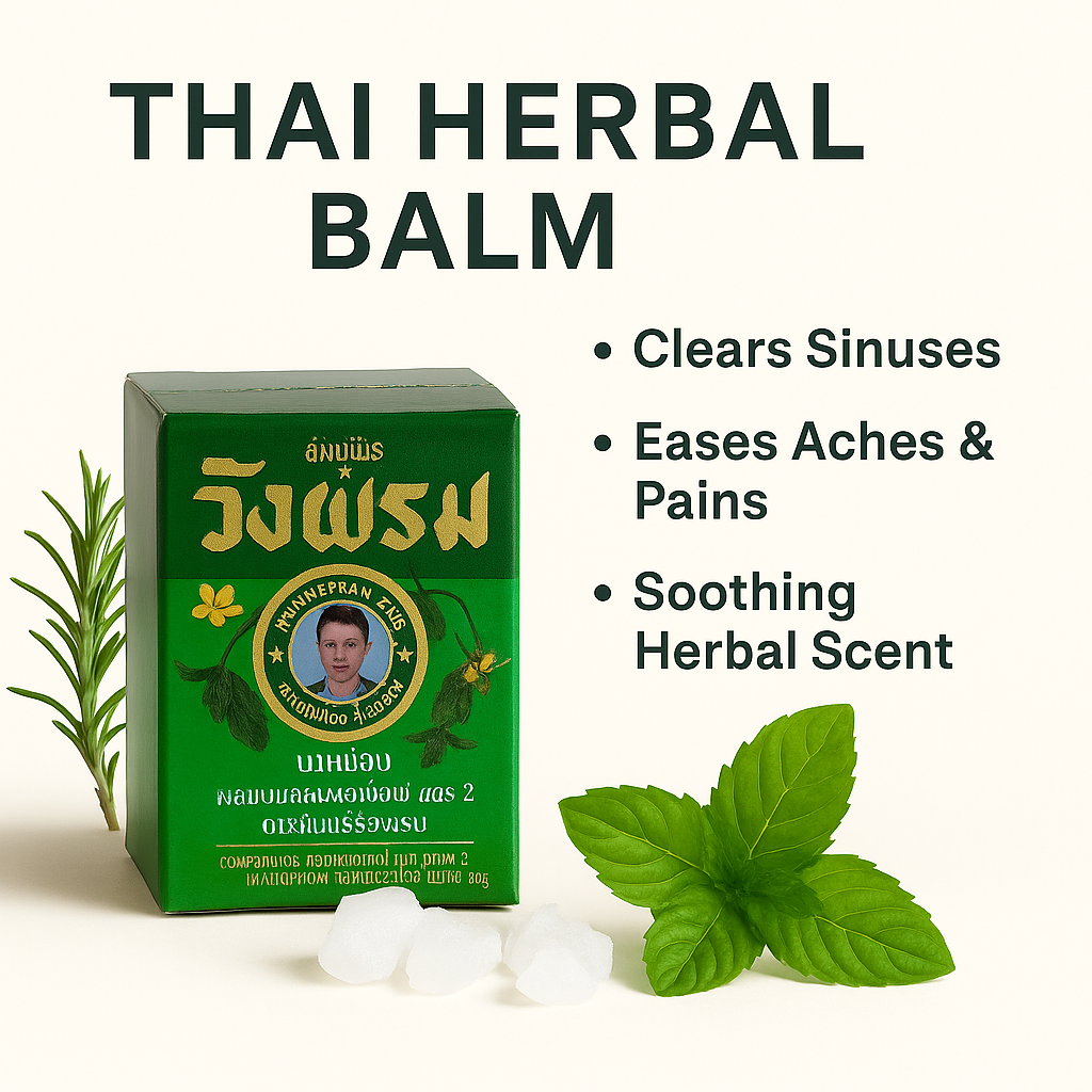Wangprom Green Thai Herbal Balm